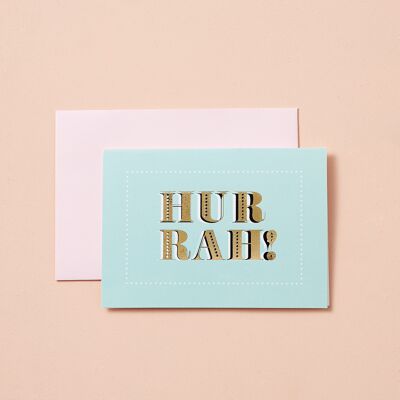 Hurrah - Greetings Cards