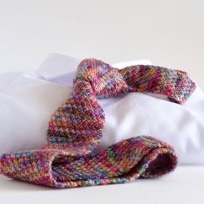 Cornucopia Hand-Knitted Tie