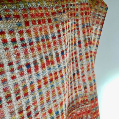 Knitted' Wool-Silk Scarf - Tumblestone