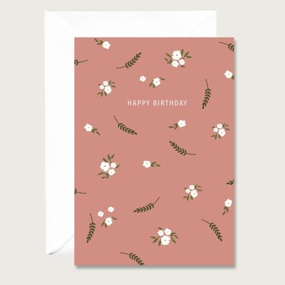 Biglietto d'auguri per bambini "Pink Birthday Magic" biglietto pieghevole CUORE E CARTA