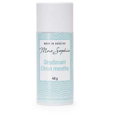 ORGANIC Lemon Mint solid deodorant