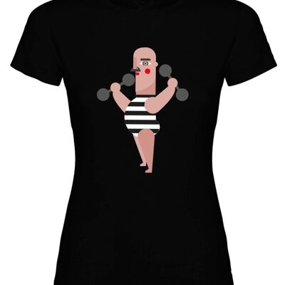 CAMISETA NEGRA CHICA FORZUDO