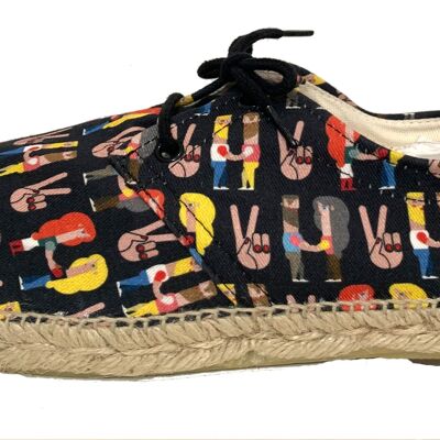 Espadrilles City Love and peace - Girl