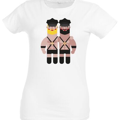 GIRL LEATHER T-SHIRT