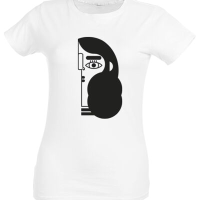 GIRL WOMAN ILLUSTRATED T-SHIRT