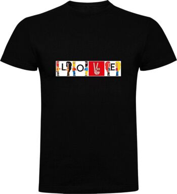 T-SHIRT GARÇON AMOUR ET PAIX