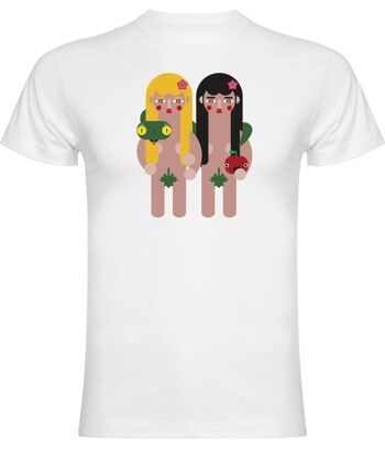 T-SHIRT GARÇON FEMME PARADISE