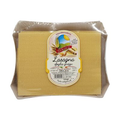 Nudeln mit Hartweizengrieß - Lasagne all uovo - Eierlasagne (500g)