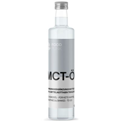 Olio MCT a base di olio di cocco al 100% | 500 ml