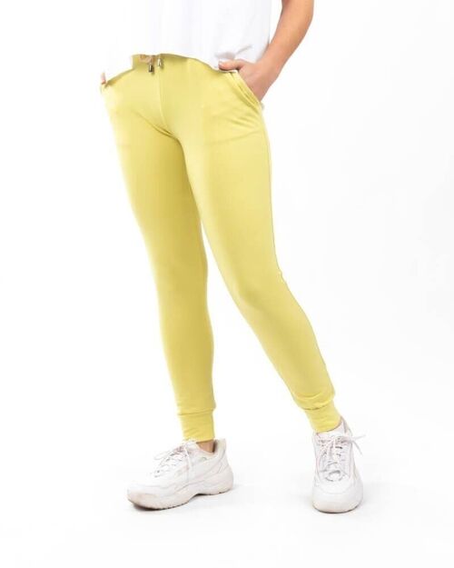 Joggers Woman Basic Yellow