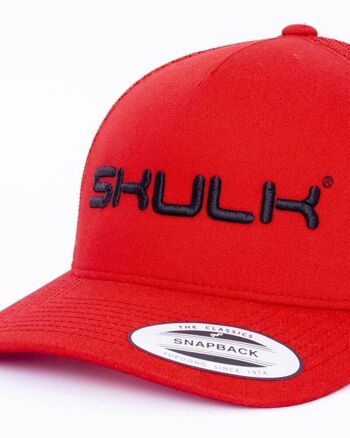 Casquette Trucker SKULK Rouge 3