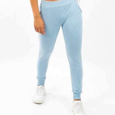 Pantalón Jogger Eslogan Azul