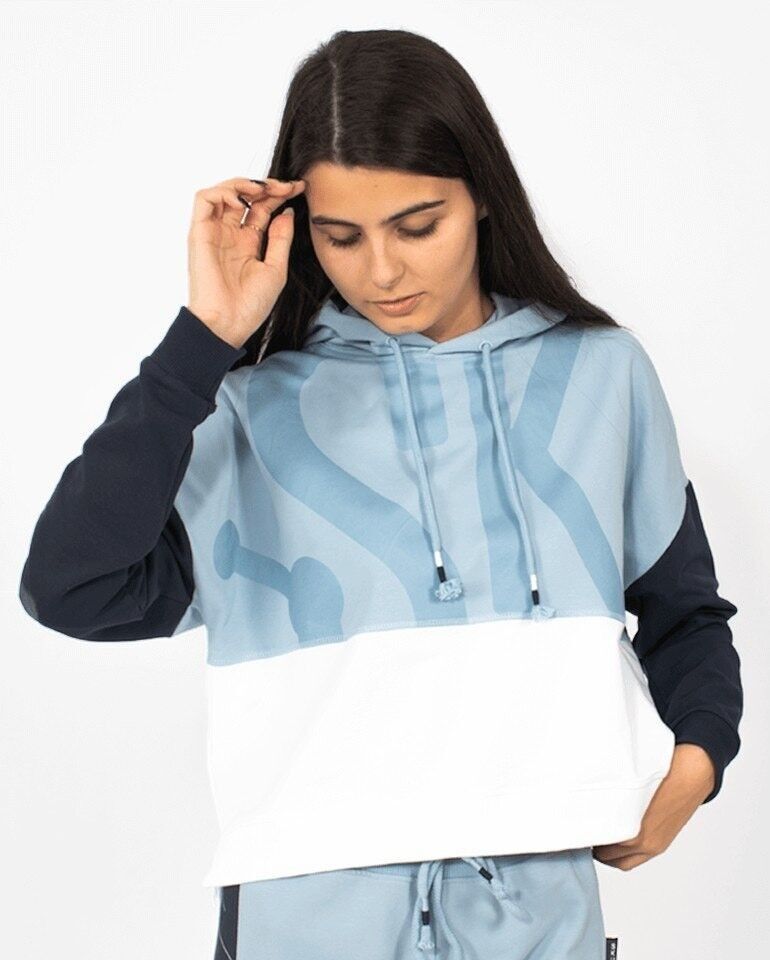 Bordo con cappuccio - blu