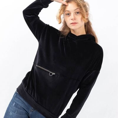 Hoodie Side Black