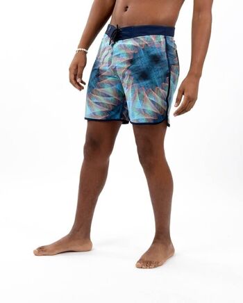 Boardshort Long Waves Marine 1