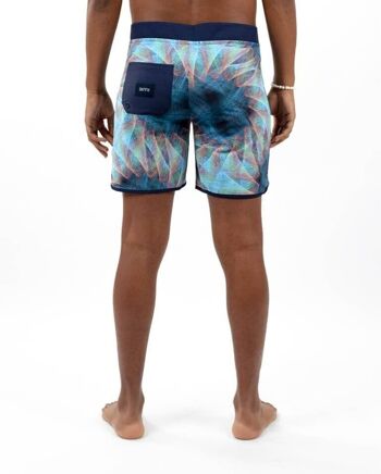 Boardshort Long Waves Marine 3