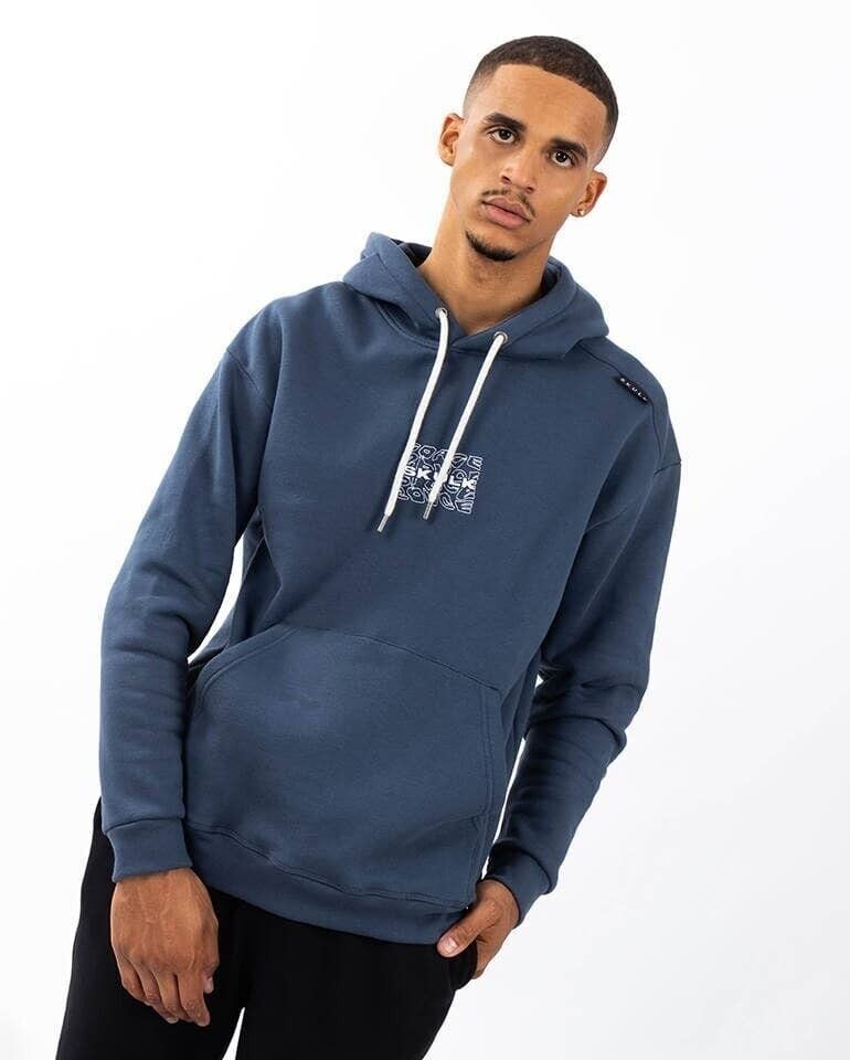 Felpa con cappuccio Space Indaco