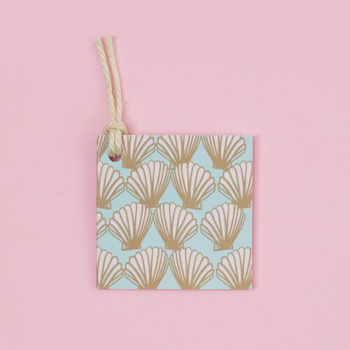 Gift Tag Set - Mint Shell