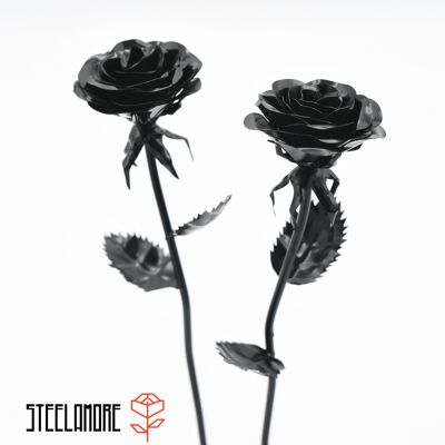 26 - steel rose single-colored black