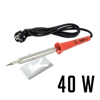 Fine tip electric soldering iron for tin