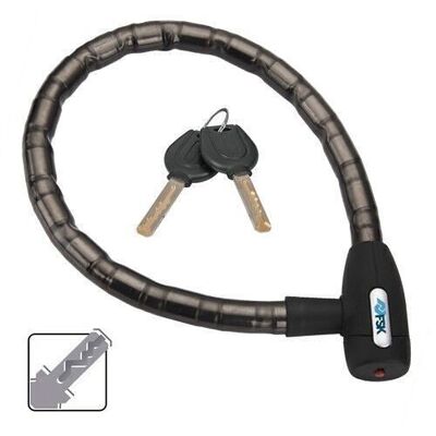Reinforced python-type anti-theft cable