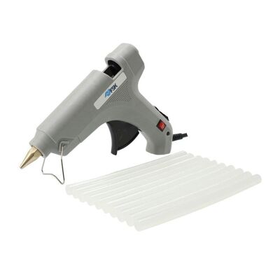 Hot glue gun for hot glue sticks