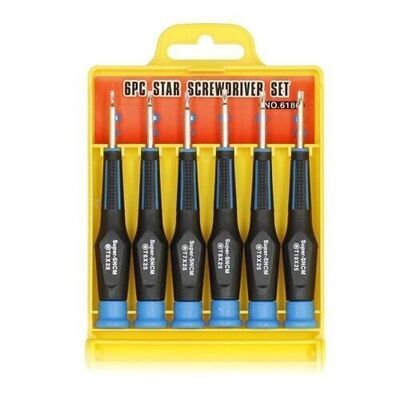 Set di 6 cacciaviti Torx di precisione