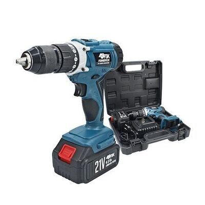 Cordless drill driver with lithium ion battery