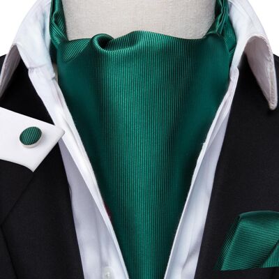 Set Cravatta Ascot / Verde