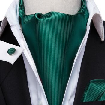 Ensemble cravate Ascot / Vert 1