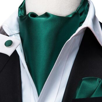 Ensemble cravate Ascot / Vert 2
