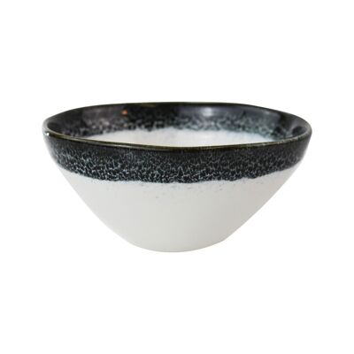 Bol en porcelaine 500ml ovale Monte Negro, Japon