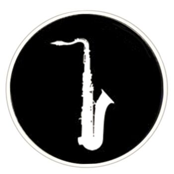 Porte-Clés Saxophone - Noir Et Blanc 4