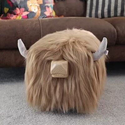 Poggiapiedi Highland Cow - BUTTERSCOTCH