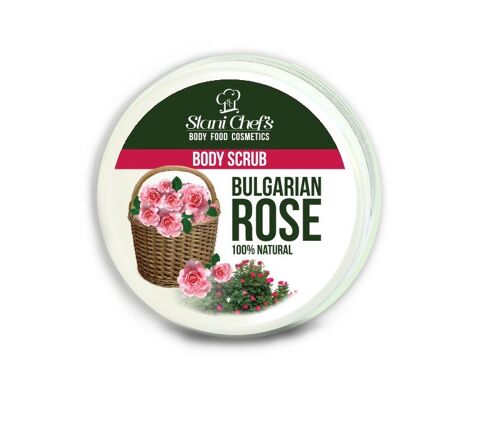 Bulgarian Rose Body Scrub, 250 ml