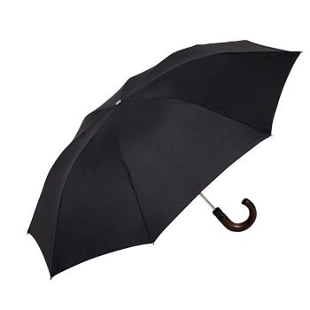 EZPELETA Parapluie Pliant Classique Noir 4