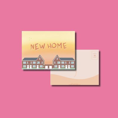 New home sunset card