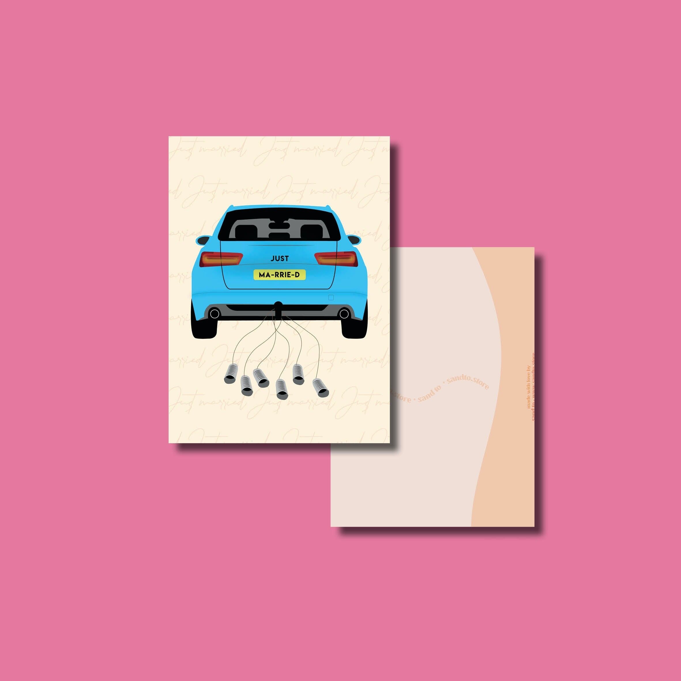 Tarjeta de recién casados