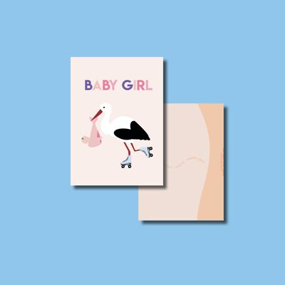 Baby girl card