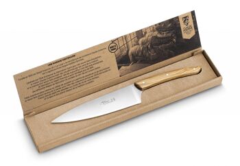 Couteau de chef 15cm Le Thiers® manche bois d'olivier 3