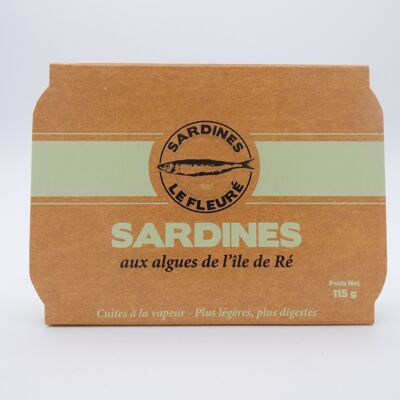 Sardine in scatola in olio d'oliva e alghe Ile de Ré