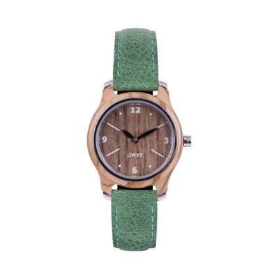 ANGKOR emerald women's watch (leather)