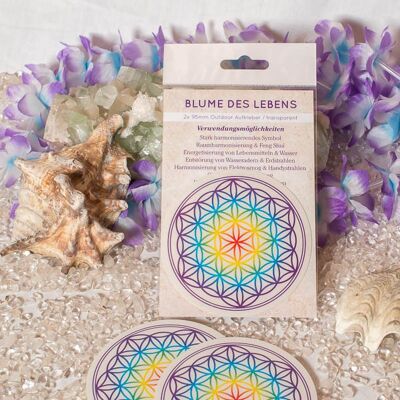 Sticker Flower of Life Chakra 95mm