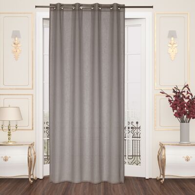 ASSOS Sheer Curtain - Pearl Gray - Eyelet Panel - 100% pes - 140 x 240 cm