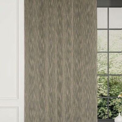 Voile Curtain PORTO - Grommet Panel - Chocolate - 140 x 260 cm - 100% pes