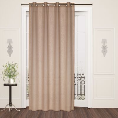 ASSOS Sheer Curtain - Mink - Eyelet Panel - 100% pes - 140 x 240 cm