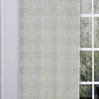 MONACO Sheer Curtain - Eyelet Panel - 140 x 260 cm - Natural Collar
