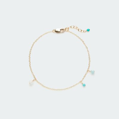 Minimal Beach palette bracelet gold