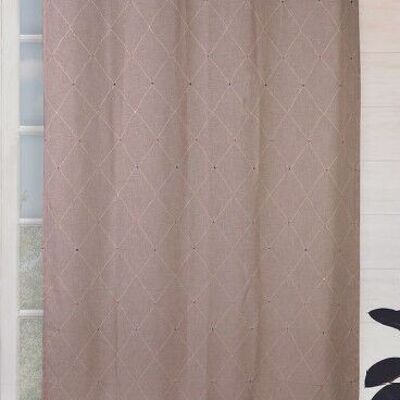 CAPRI Sheer Curtain - Eyelet Panel - Natural - 140 x 260 cm - 100% pes