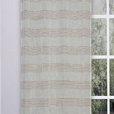 MONACO Visillo - Panel Ojales - 140 x 260 cm - Cuello Natural